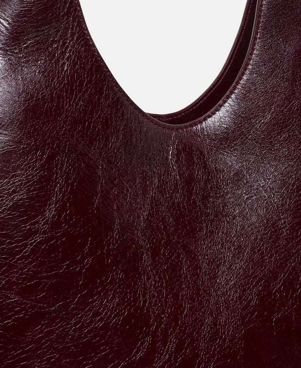 By Far Leather shoulder bag Amber Folio