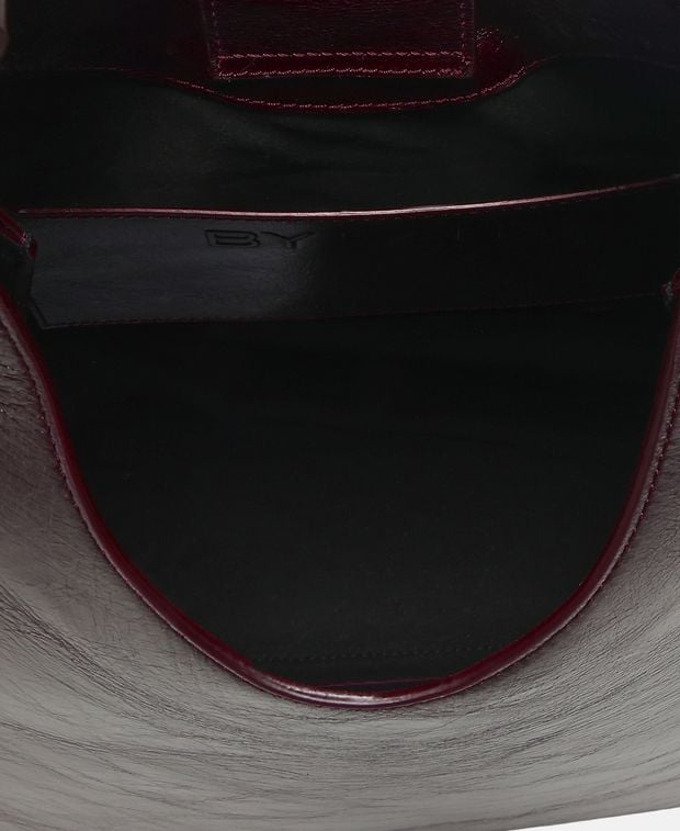 By Far Leather shoulder bag Amber Folio