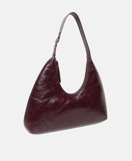 By Far Leather shoulder bag Amber