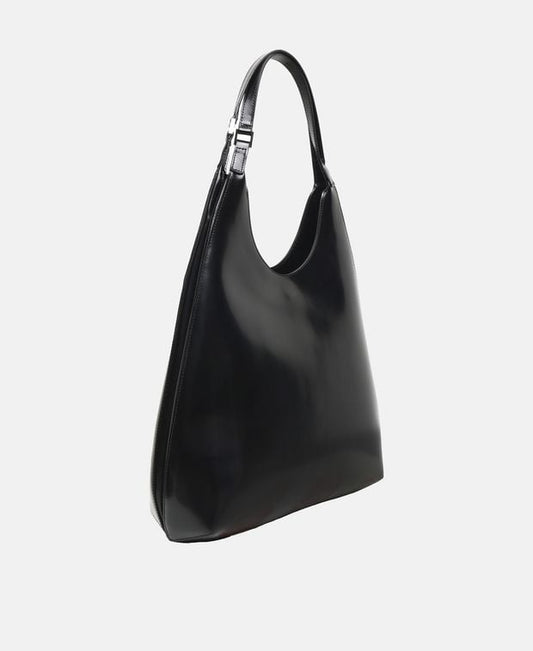 By Far Leather shoulder bag Amber
