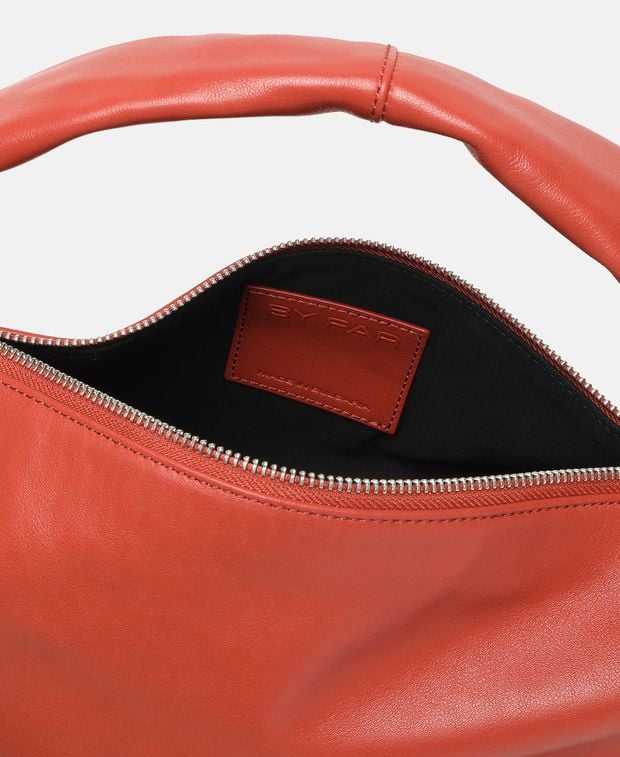 By Far Leather Top Handle bag Cush