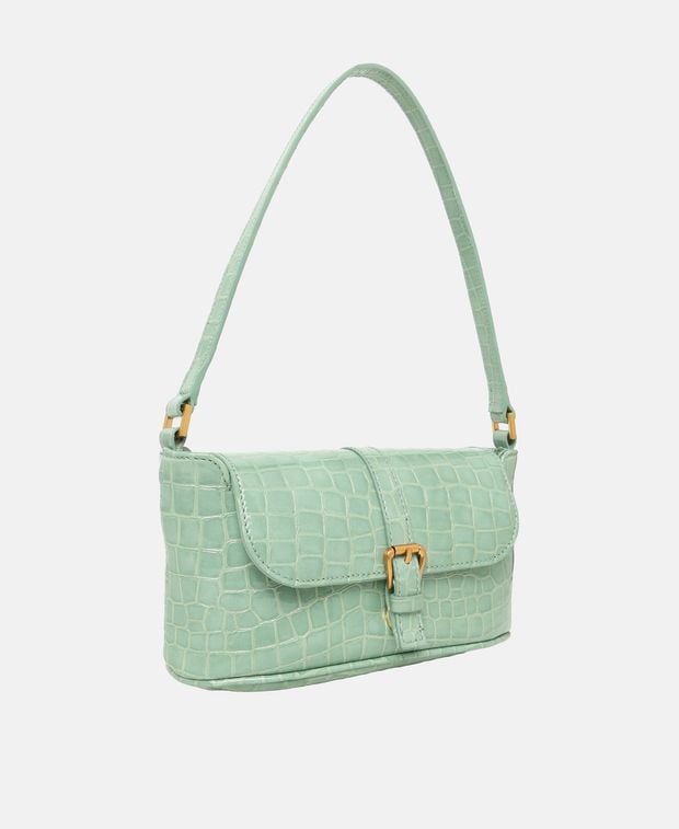By Far Leather shoulder bag Miranda Baguette