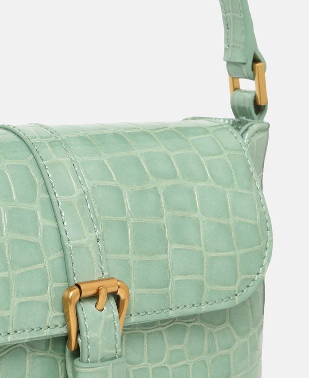 By Far Leather shoulder bag Miranda Baguette