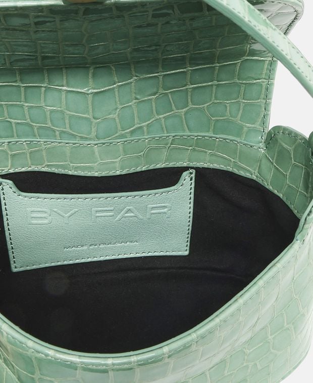 By Far Leather shoulder bag Miranda Baguette