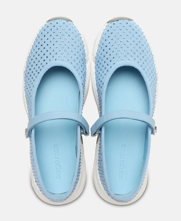 Sergio Rossi Slip-on sneakers Crystal