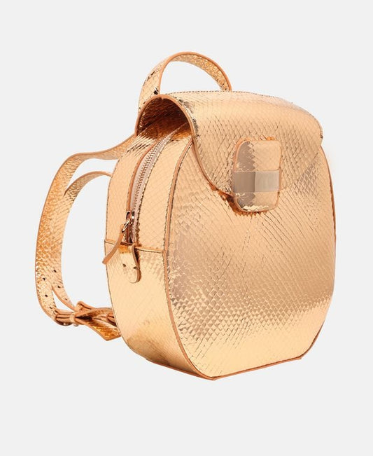 Sergio Rossi Leather backpack Jamaa Lame
