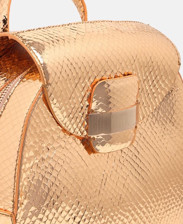 Sergio Rossi Leather backpack Jamaa Lame