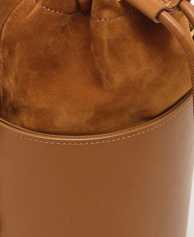 Sergio Rossi Leather bucketbag Mermaid