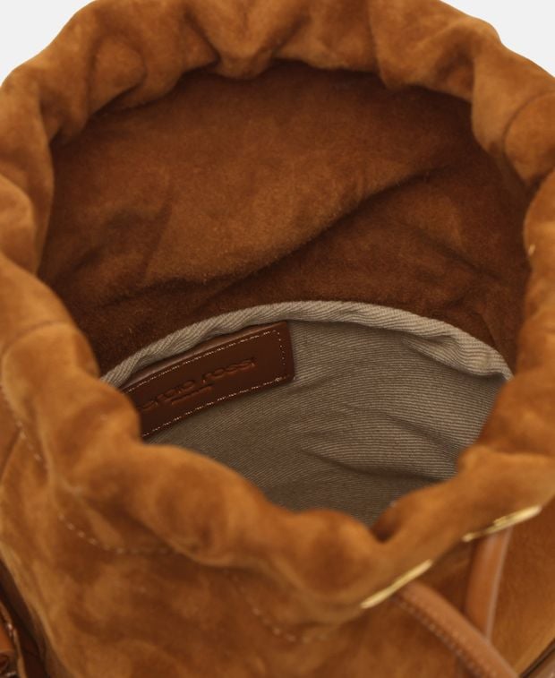 Sergio Rossi Leather bucketbag Mermaid