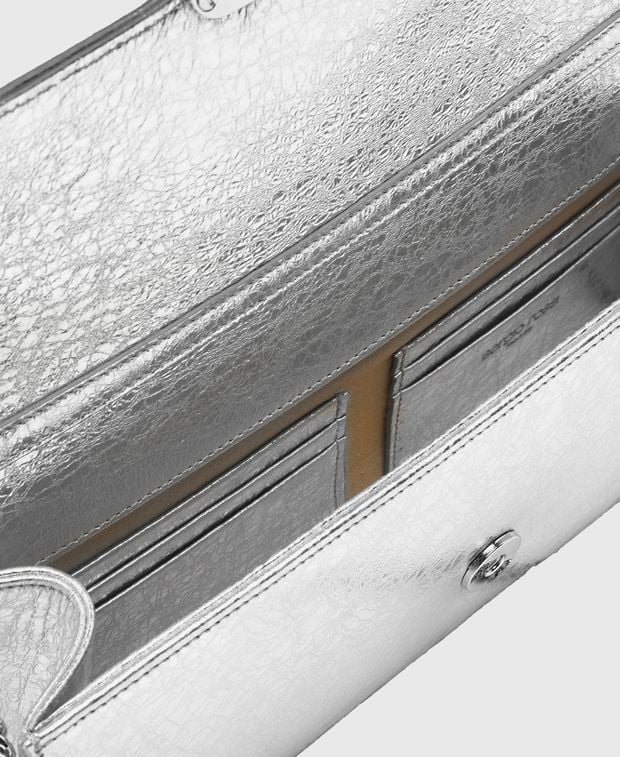 Sergio Rossi Leather clutch Precious