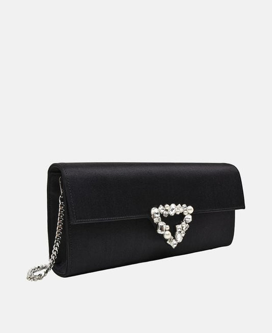 Sergio Rossi Satin clutch bag Precious