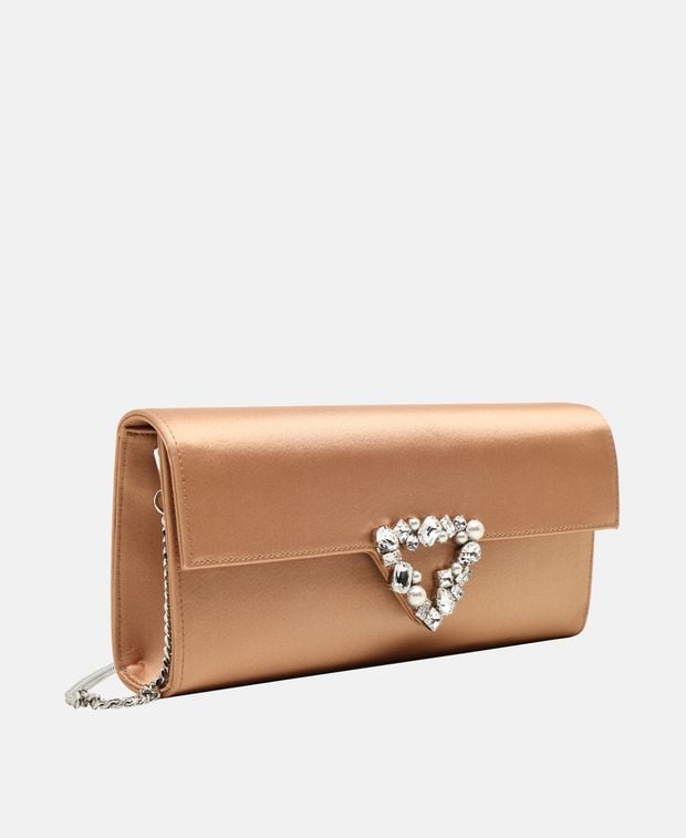 Sergio Rossi Satin clutch bag Precious