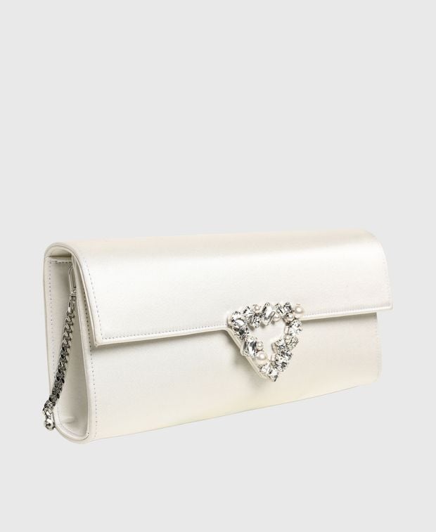 Sergio Rossi Satin clutch bag Precious