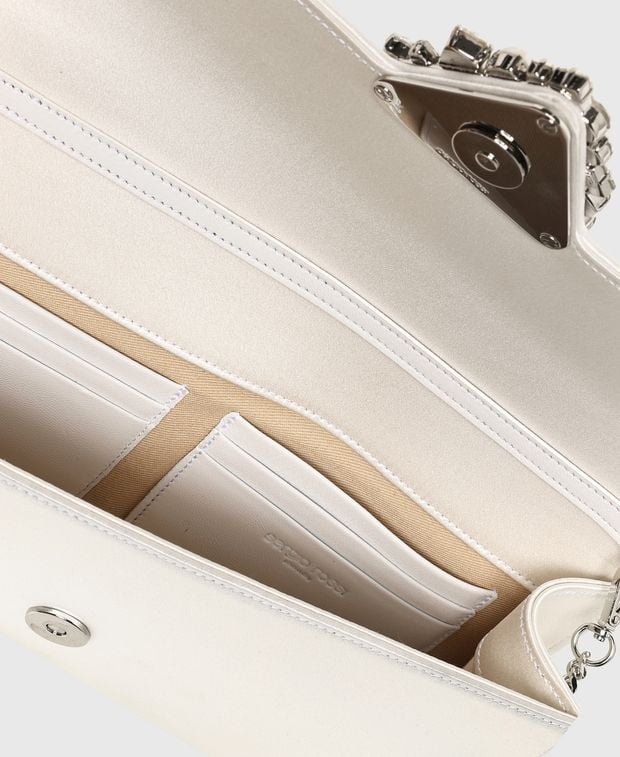 Sergio Rossi Satin clutch bag Precious