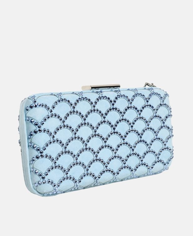 Sergio Rossi Leather clutch Mermaid