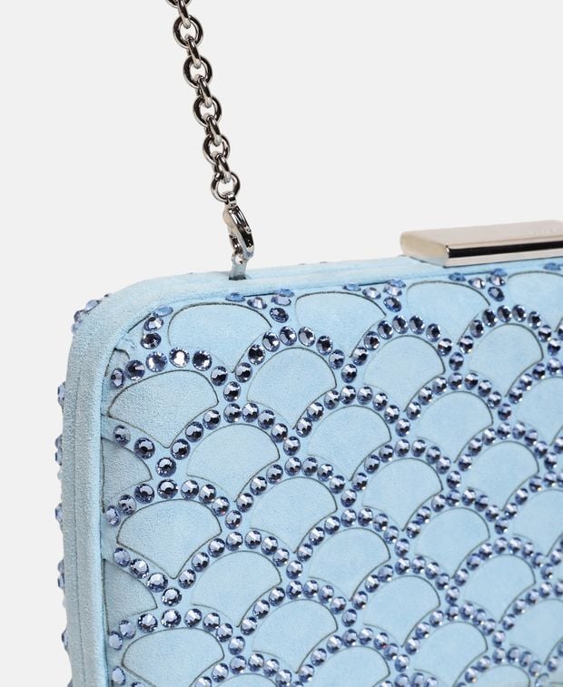 Sergio Rossi Leather clutch Mermaid