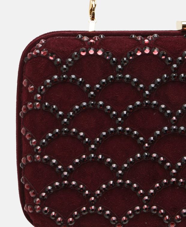 Sergio Rossi Leather clutch Mermaid
