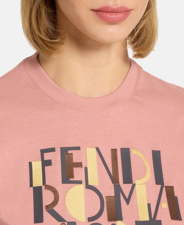 Fendi Crew neck t-shirt Roma