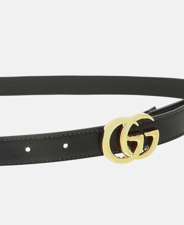Gucci Leather belt GG Marmont