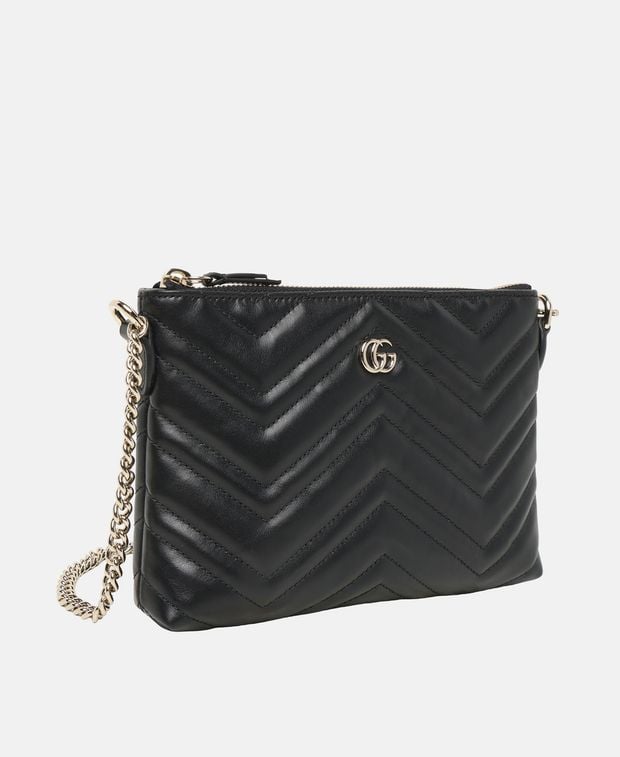 Gucci Leather cross body bag GG Marmont