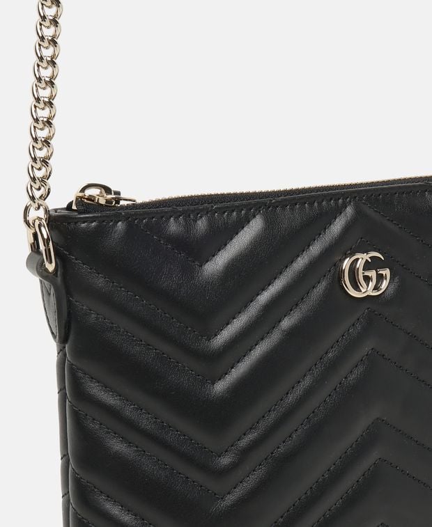 Gucci Leather cross body bag GG Marmont
