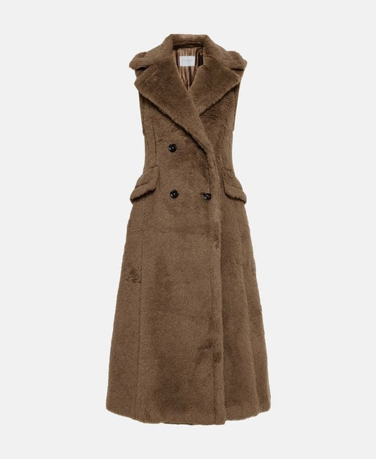 Max Mara Faux fur gilet