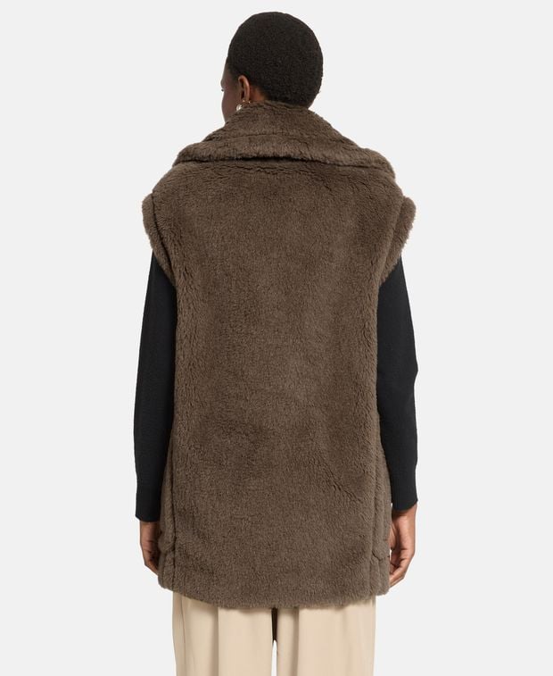 Max Mara Faux fur gilet