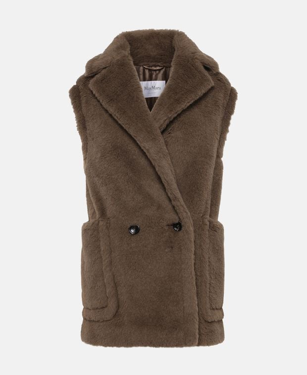 Max Mara Faux fur gilet