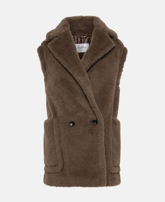 Max Mara Faux fur gilet