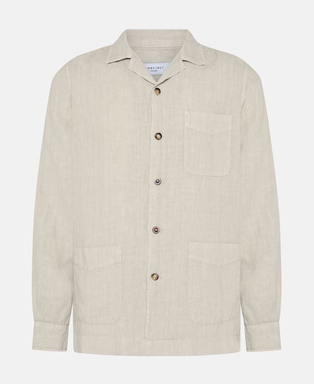 Boglioli Linen Overshirt
