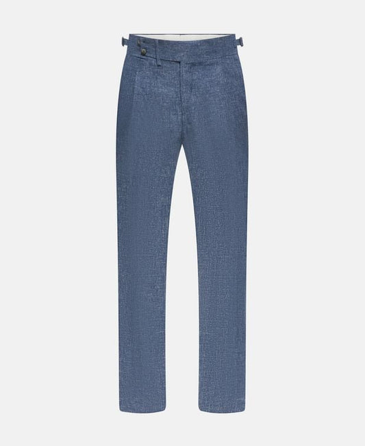 Isaia Linen-blend trousers
