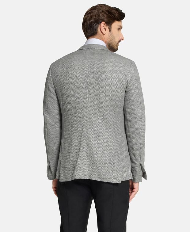 Isaia Linen-blend suit jacket