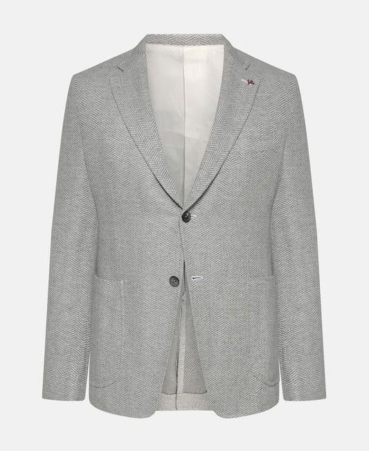 Isaia Linen-blend suit jacket