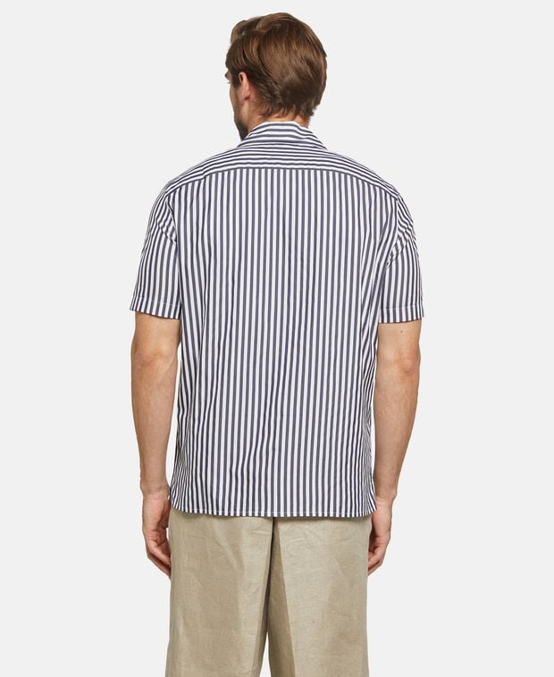 Isaia Silk-blend shirt