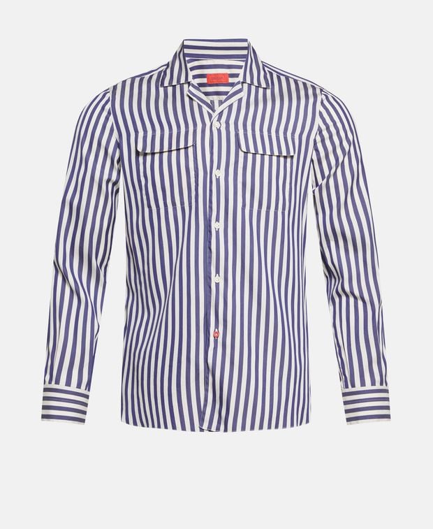 Isaia Silk-blend shirt