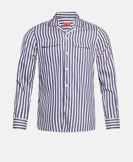 Isaia Silk-blend shirt