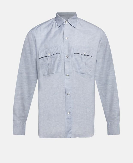 Isaia Silk-blend shirt
