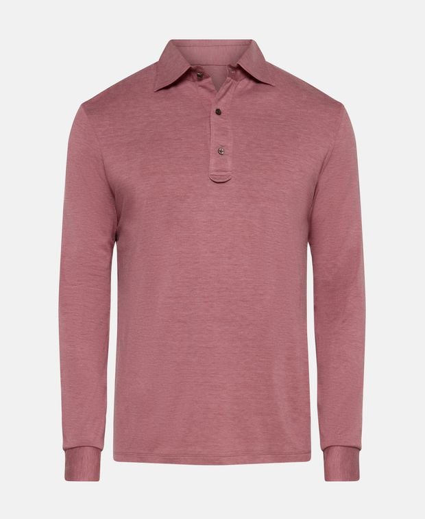 Isaia Silk-blend polo shirt