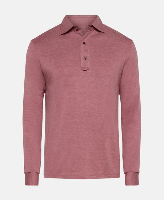 Isaia Silk-blend polo shirt