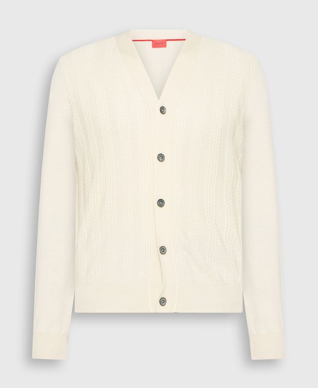 Isaia Wool silk blend cardigan