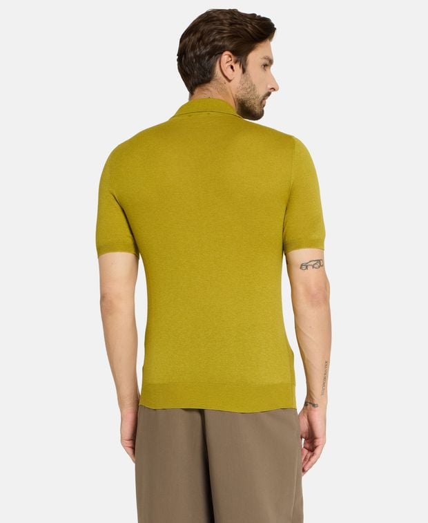 Isaia Silk-blend polo shirt