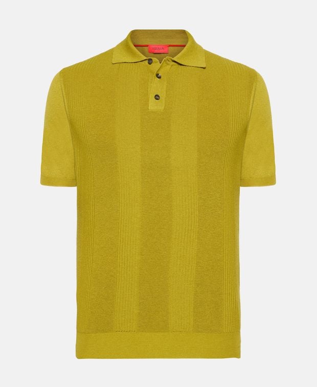Isaia Silk-blend polo shirt