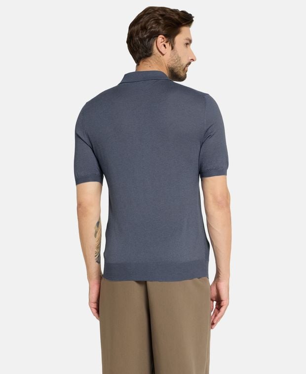 Isaia Silk-blend polo shirt