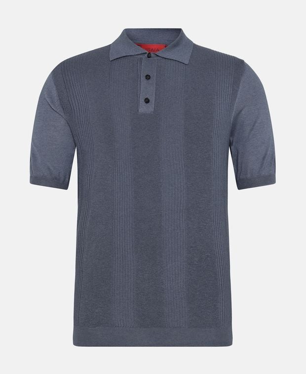 Isaia Silk-blend polo shirt