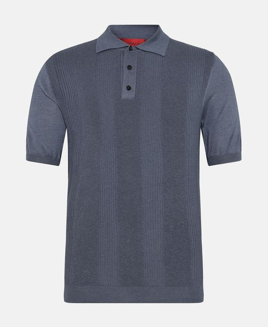 Isaia Silk-blend polo shirt