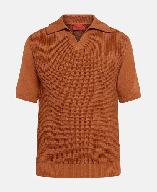 Isaia Silk-blend polo shirt