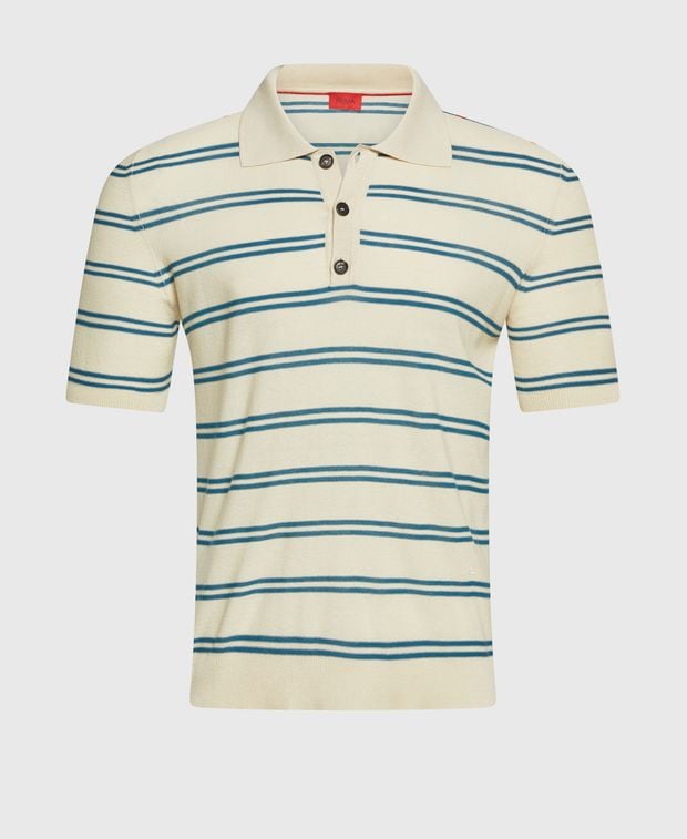 Isaia Silk polo shirt