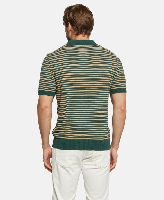 Isaia Silk polo shirt