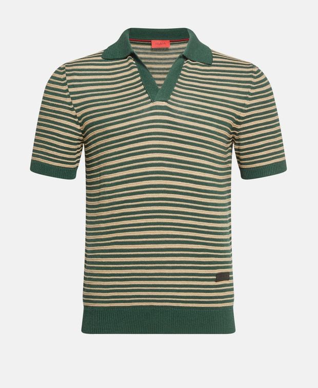 Isaia Silk polo shirt