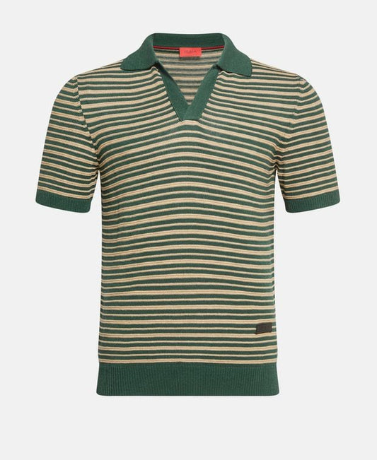 Isaia Silk polo shirt
